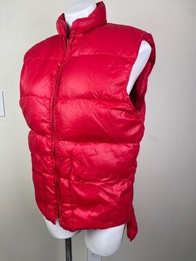 Vintage 10X Mfg Co Down Puffer Vest Red